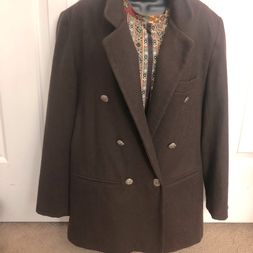 LNWOT DUMAS brown with gold buttons blazer❤️